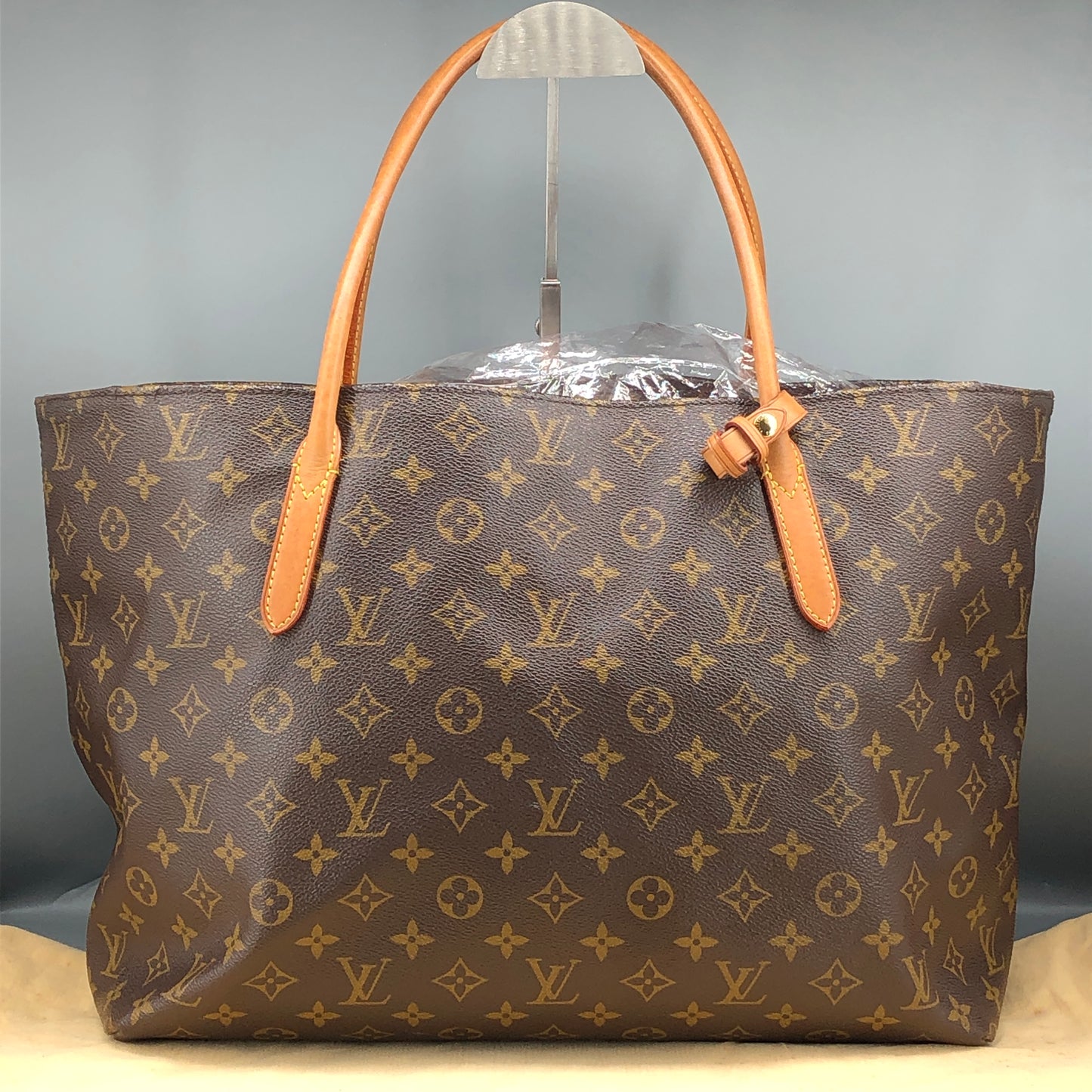 Louis Vuitton Monogram Canvas Tote Bag Brown