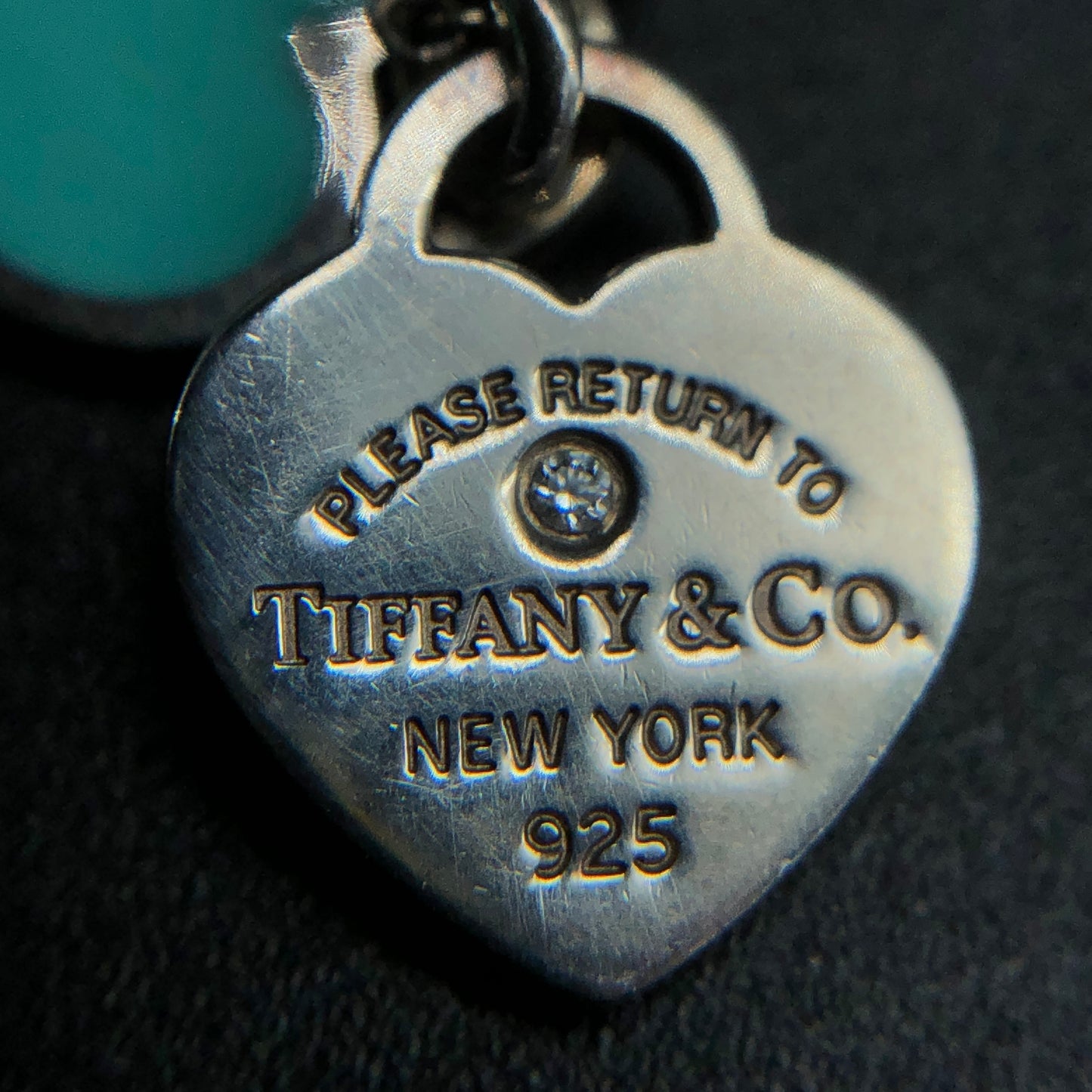 Tiffany & Co Return to Tiffany Heart Necklace 925 Turquoise