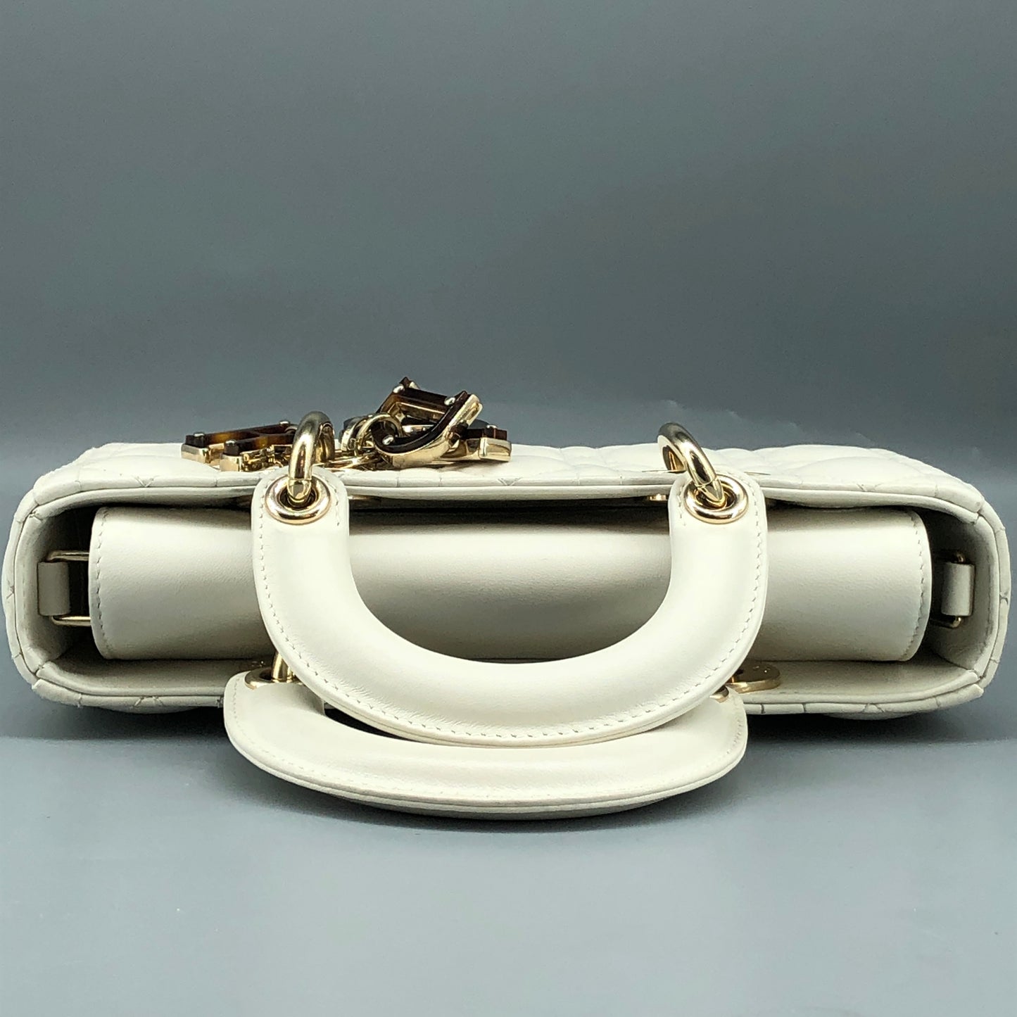Christian Dior Lady D-Joy Small Crossbody Bag Cream