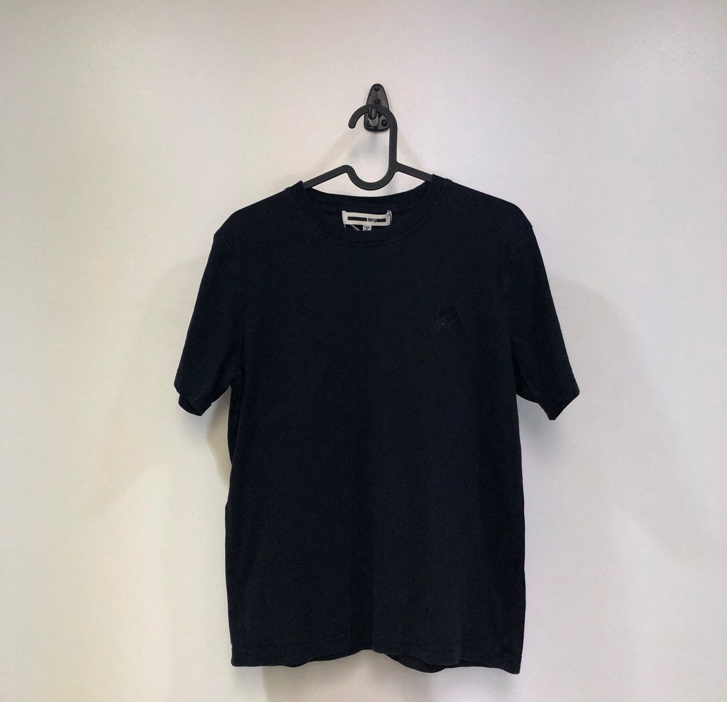 Alexander McQueen Black Embroidered Skull Short Sleeve T-Shirt Size M