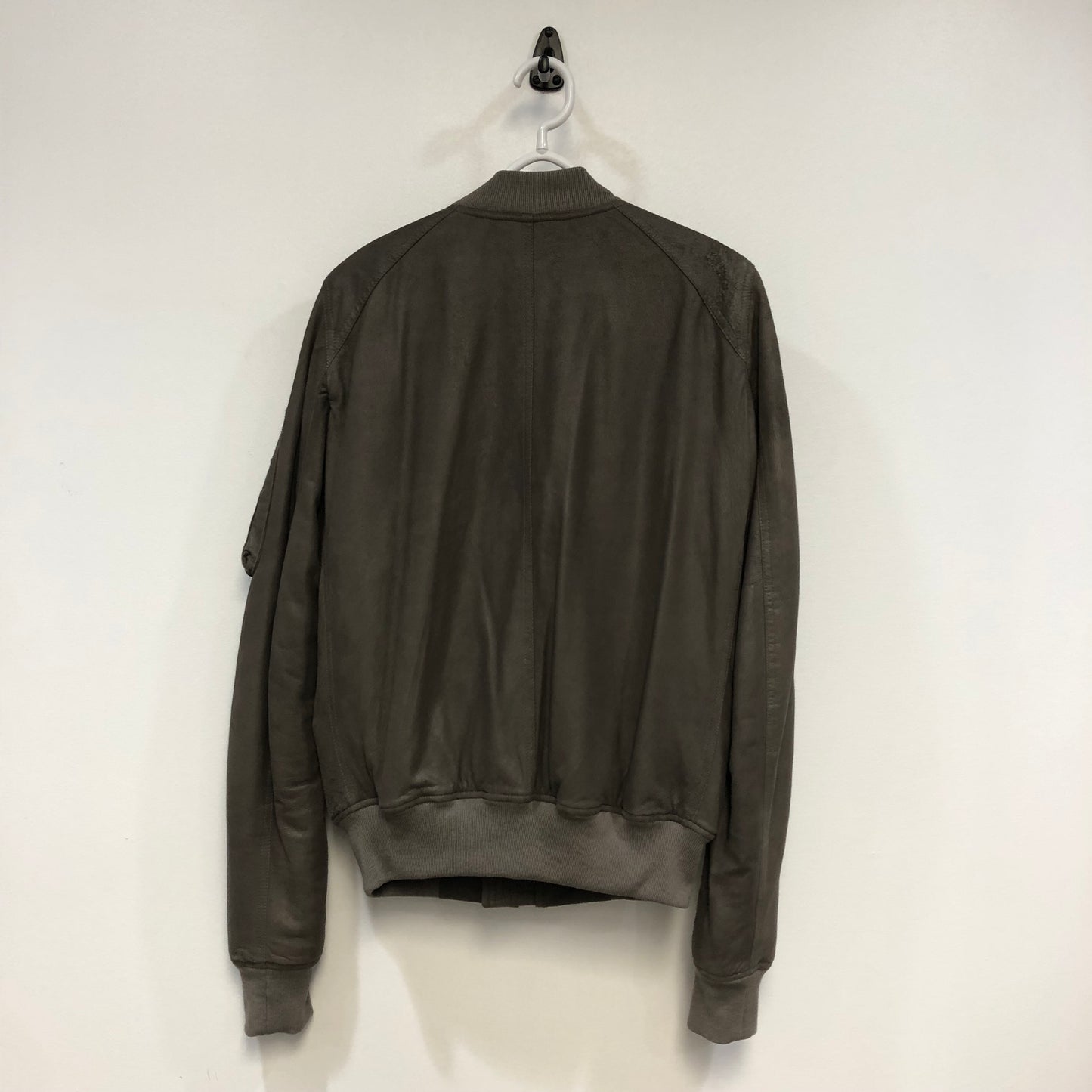 Rick Owens Leather Bomber Jacket Size 40 Dust
