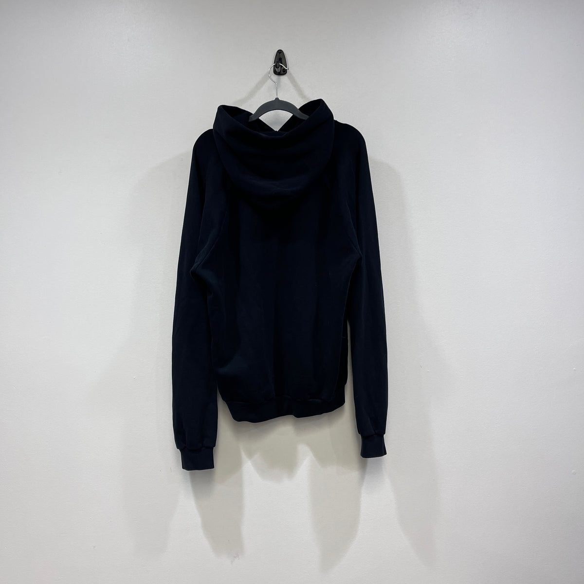 Balenciaga Navy blue  BB Logo Print Pullover Hoodie Size XXL
