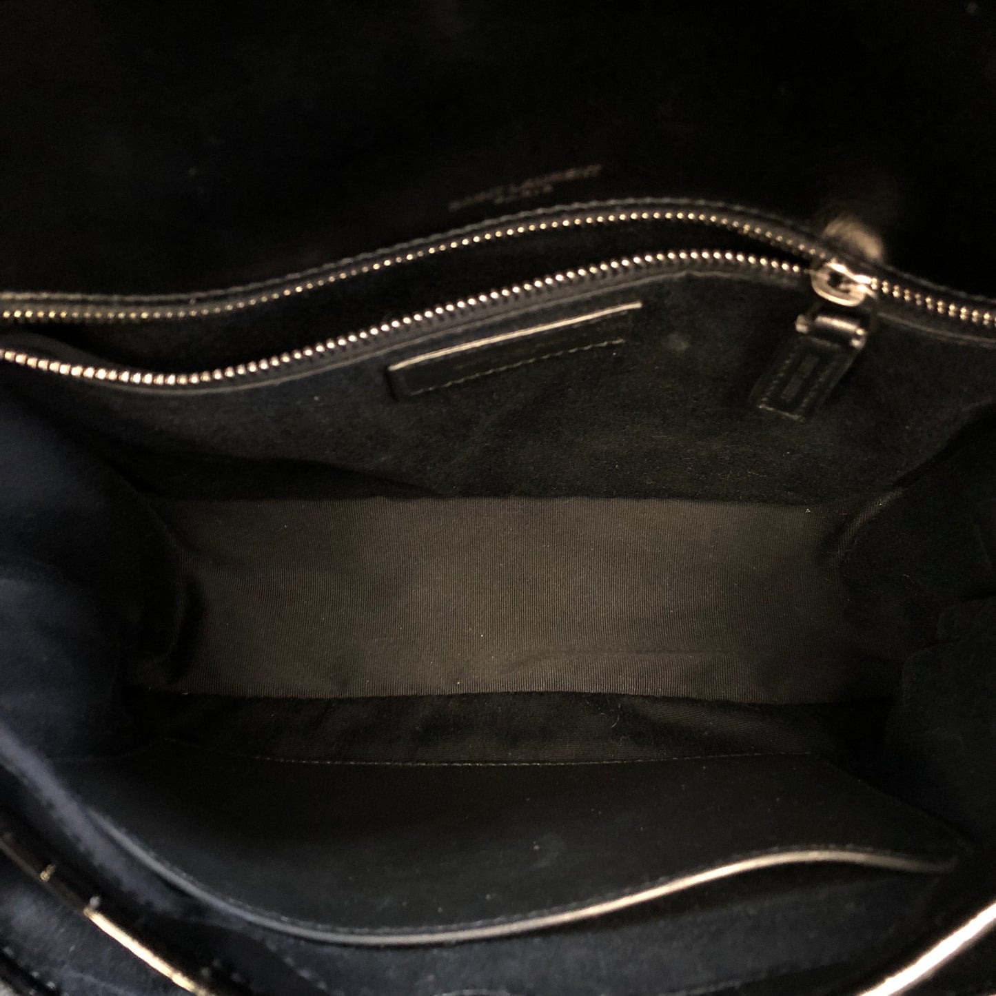 Saint Laurent Patent Crocodile Embossed Medium Niki Chain Satchel Bag