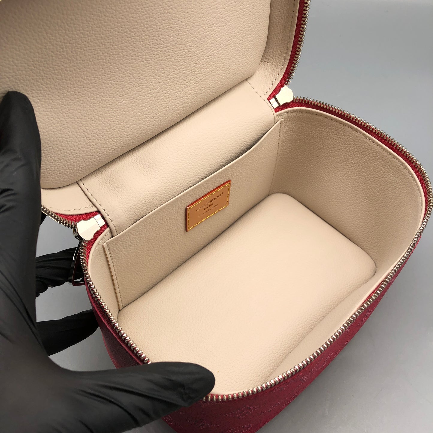 Louis Vuitton Nice Mini Monogram Empreinte Pink Vanity Case Bag