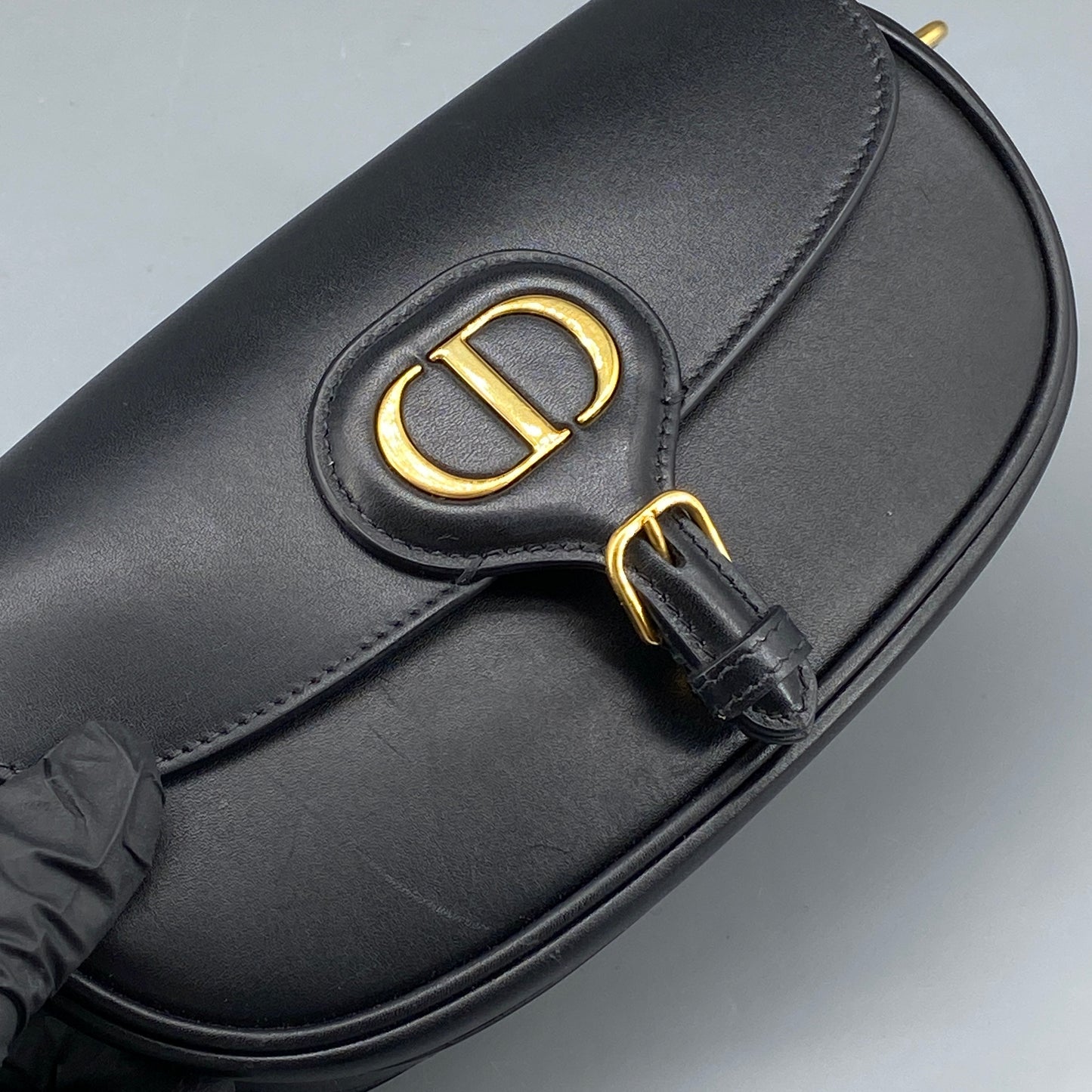 Christian Dior Bobby East-West Smooth Black Calfskin Shoulder Bag