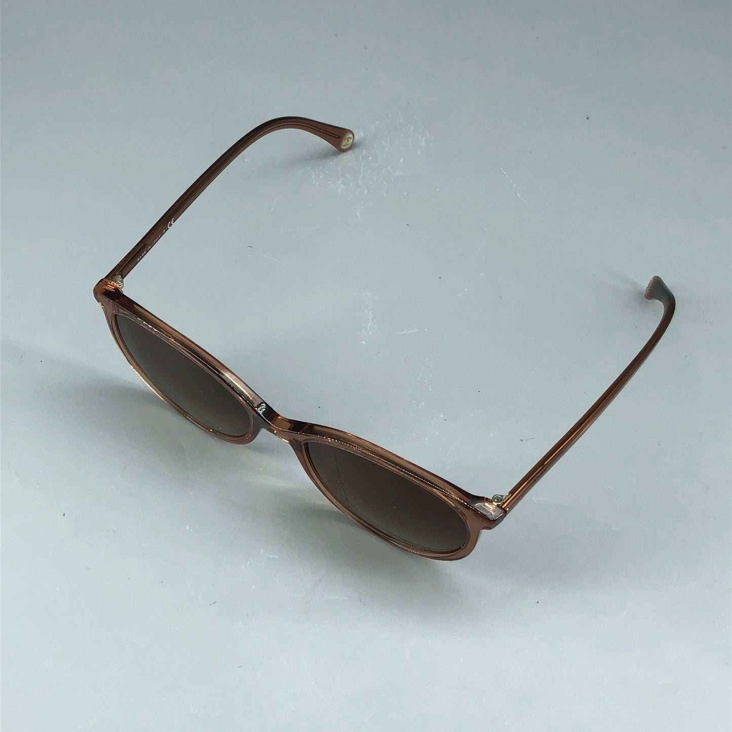 Chanel Round Milk Tea Brown Sunglasses 140mm