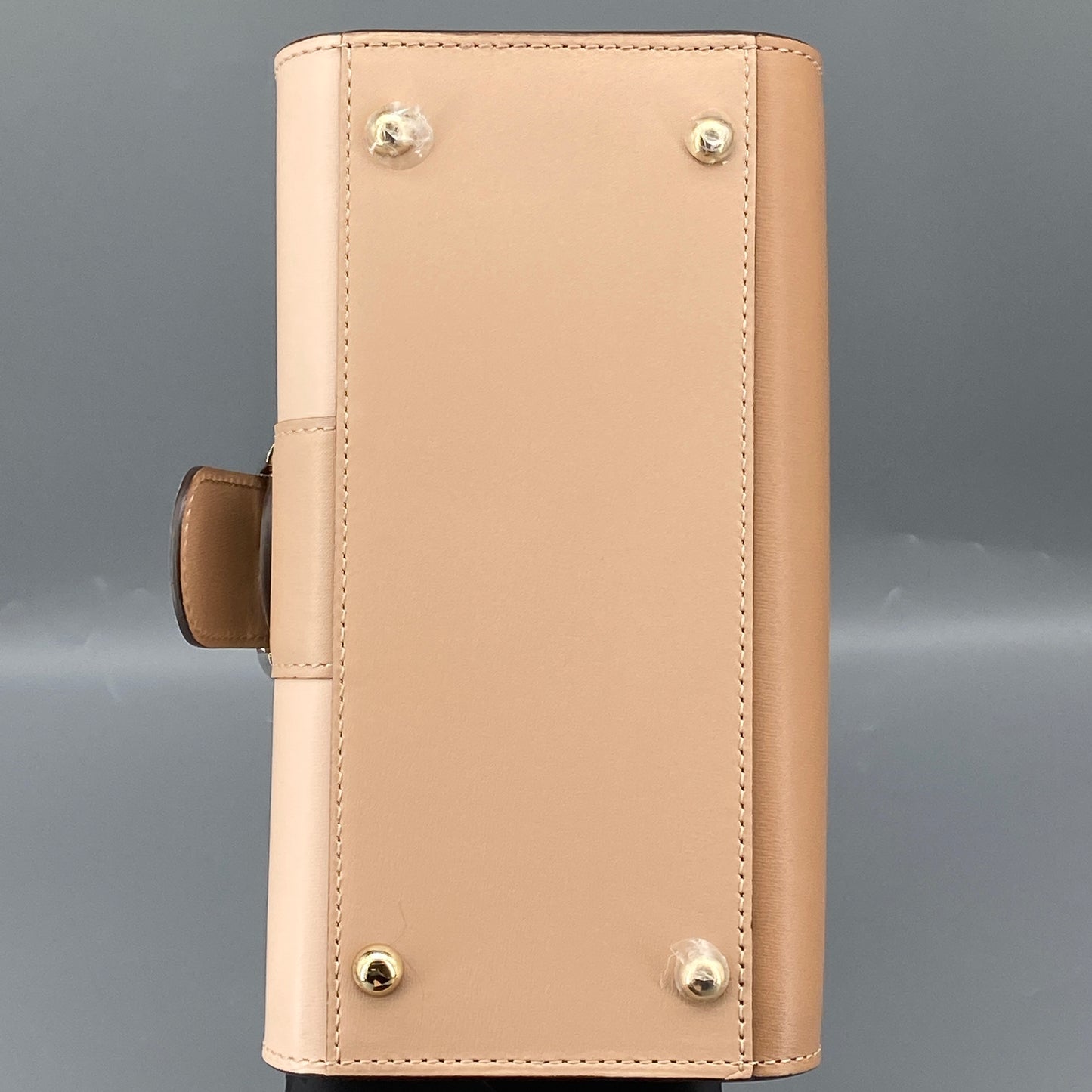 Delvaux Brilliant Nude Smooth Leather Top Handle Bag