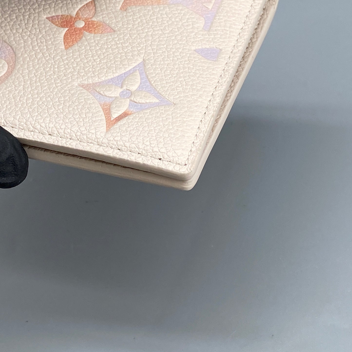 Louis Vuitton Cream Monogram Passport Holder