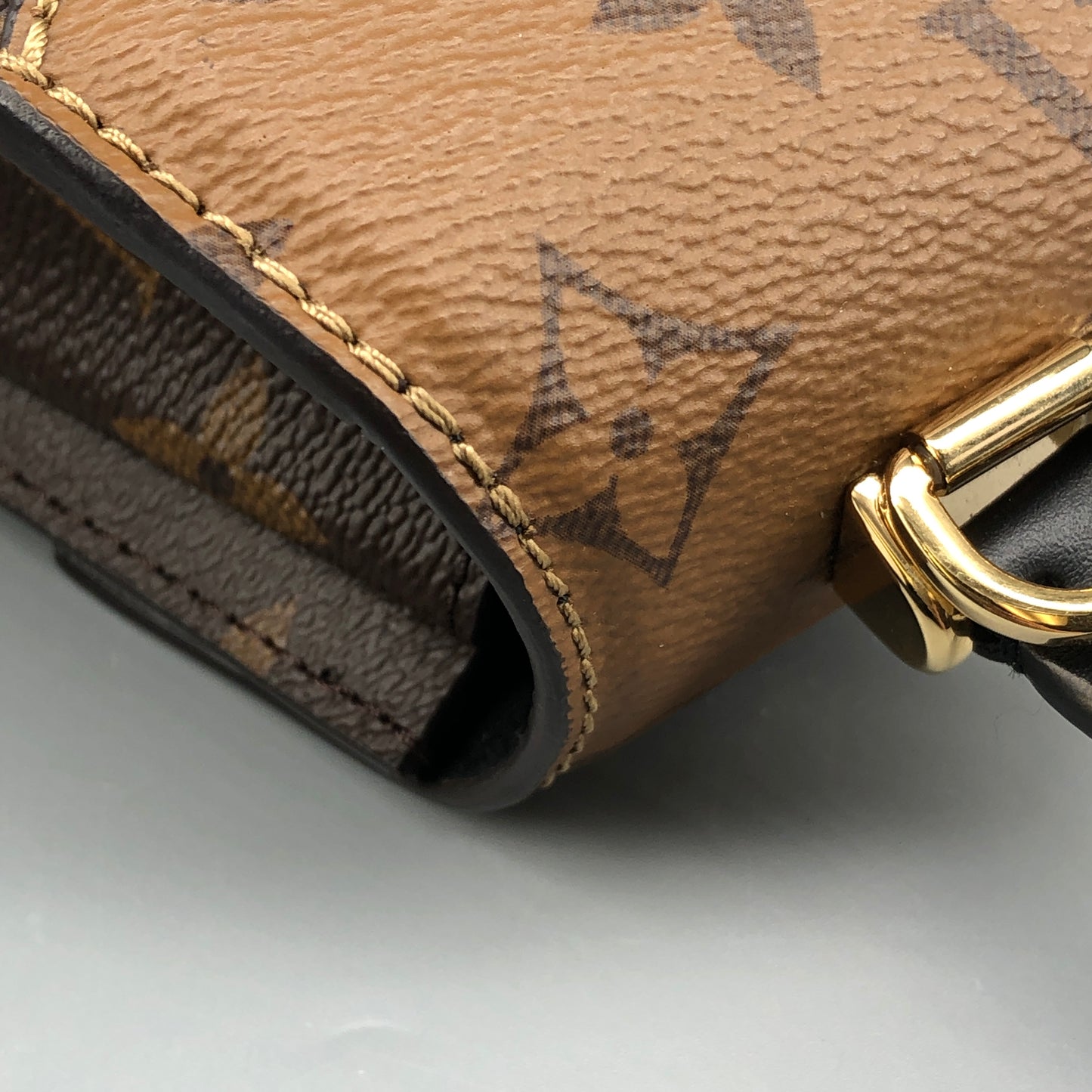 Louis Vuitton Monogram Reverse Tilsitt Bag Brown