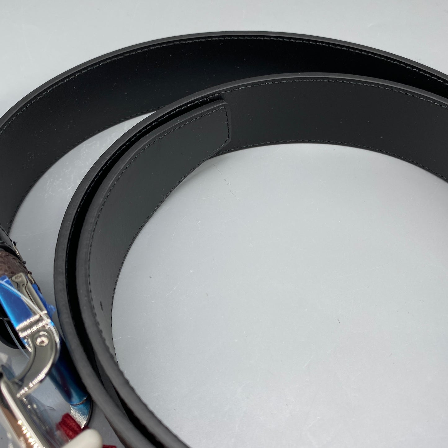 Bally Black Leather Men's Belt