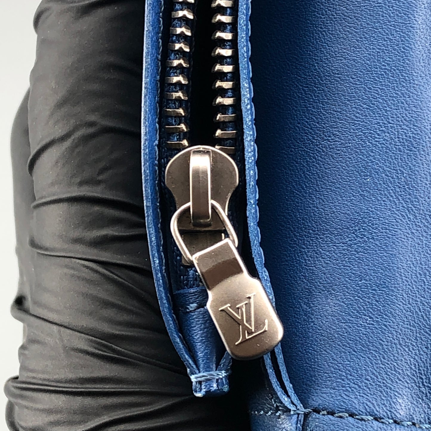 Louis Vuitton Blue Damier Infini Leather Long Wallet