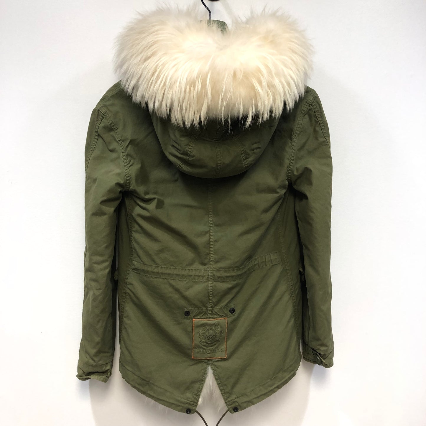 Mr & Mrs Italy Fur Trim Parka Size XS Green