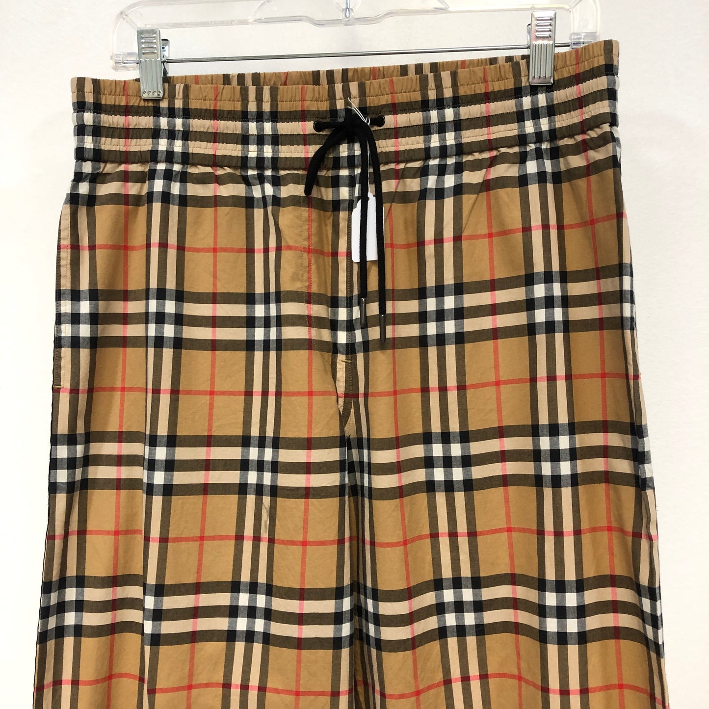Burberry Classic Nova Check Straight Leg Trousers Size US6