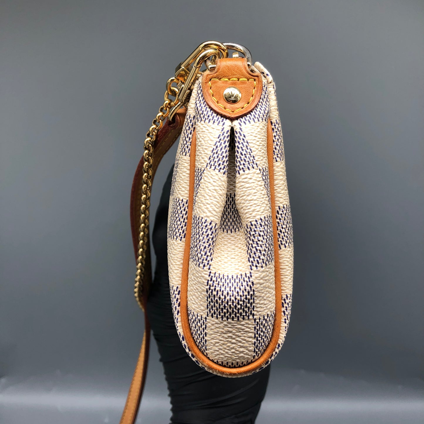 LV 25*13*4cm CrLouis Vuitton Damier Azur Eva Bag