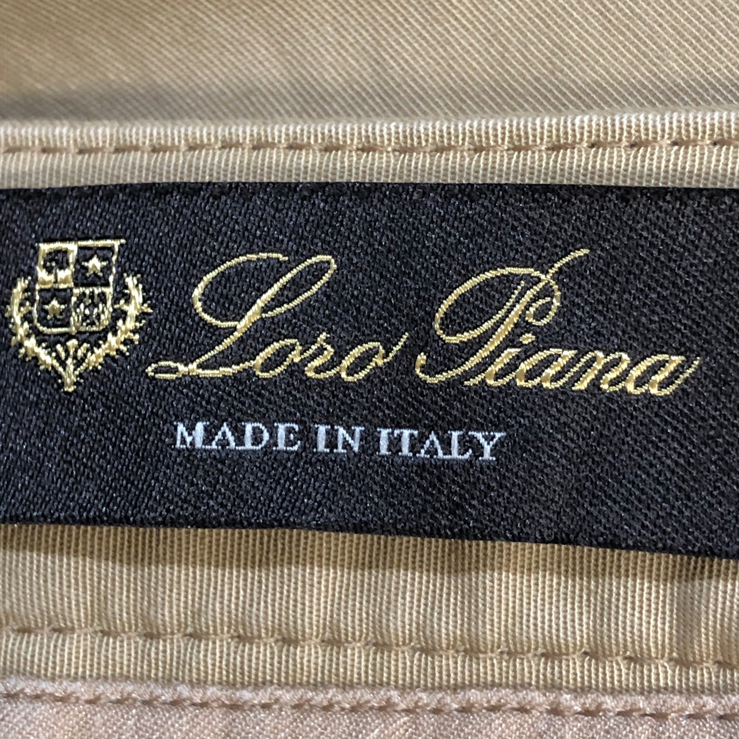 Loro Piana Brown Straight‑Leg Trousers Size 44