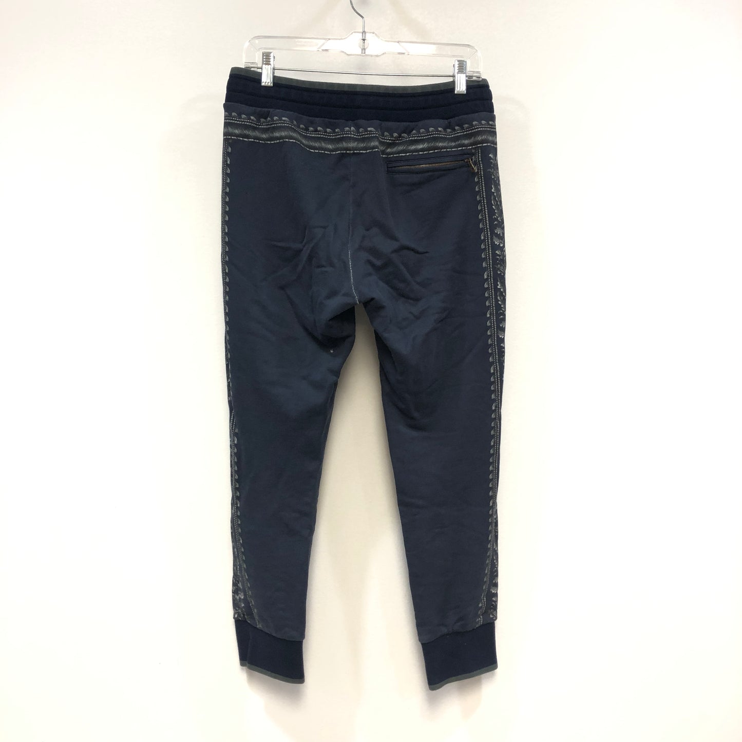 Dolce & Gabbana Navy Blue Embroidered Jogger Pants Size 48