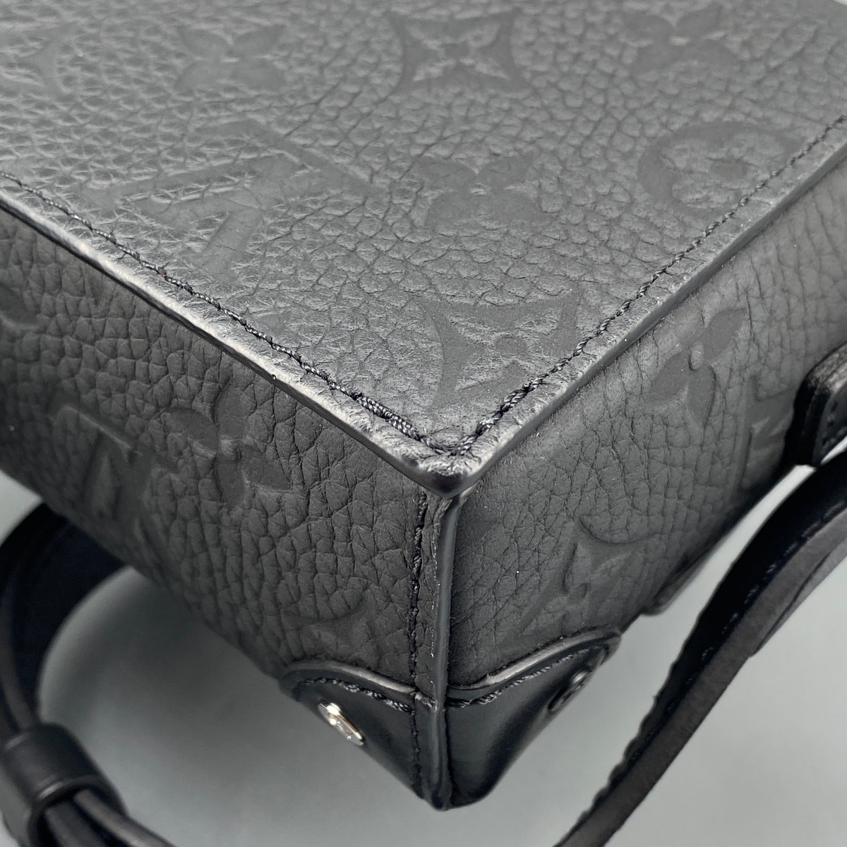 Louis Vuitton Taurillon Monogram Steamer Wearable Bag Black