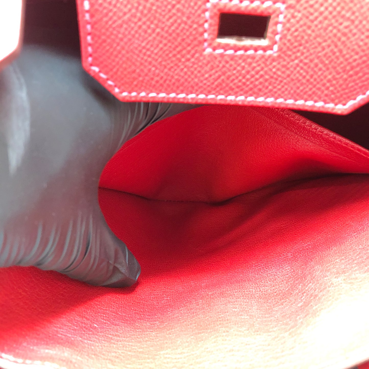 Hermes 2015 Birkin 30  Handbag  Red