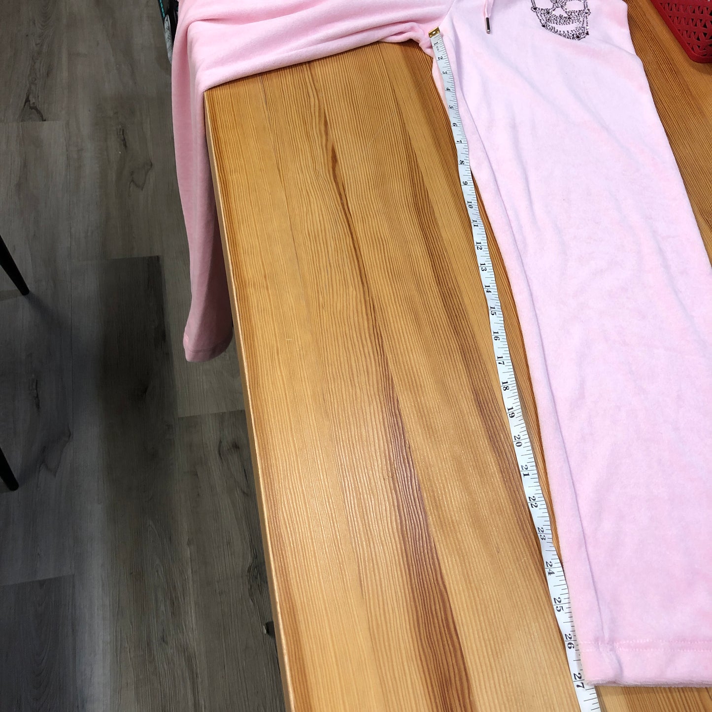 Philipp Plein Pink Rhinestone Skull Tracksuit Set Size L