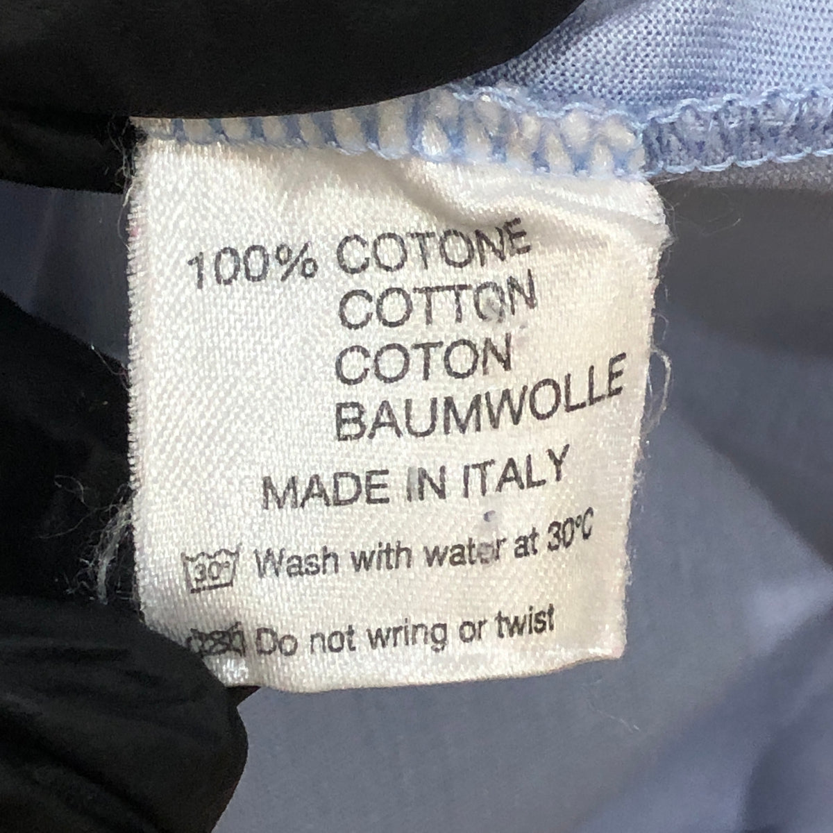 Lanvin Dusty Blue Long Sleeve Shirt Size XL