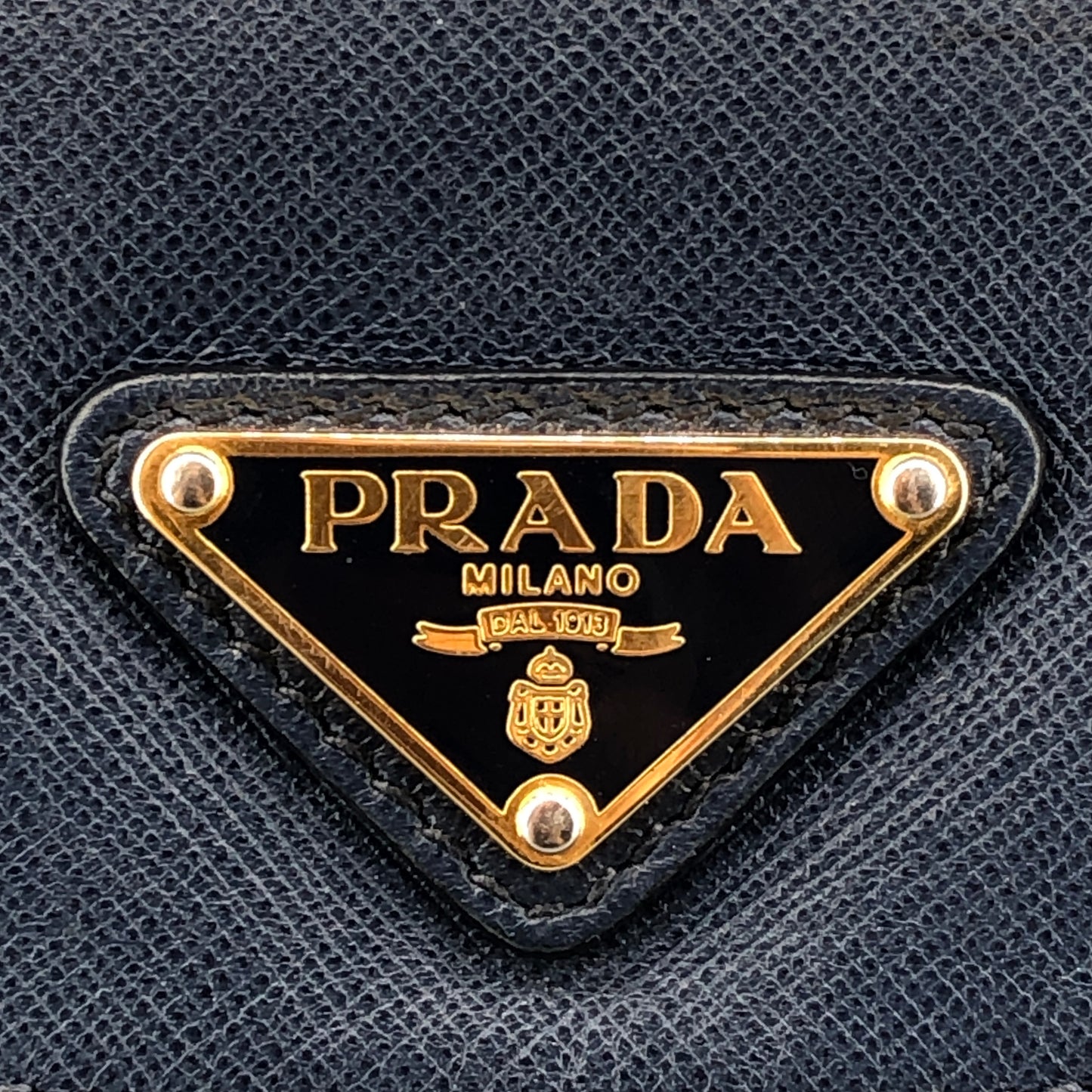 Prada Re-Nylon Tote Handbag Navy Blue