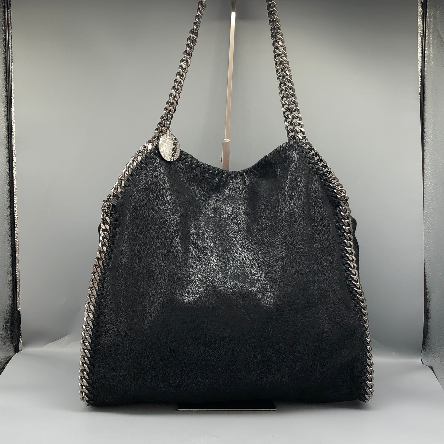 Stella McCartney Falabella Black Chain Shoulder Bag