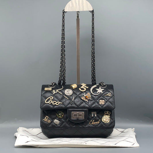 Chanel Lucky Charms Reissue 2.55 Flap Bag Black