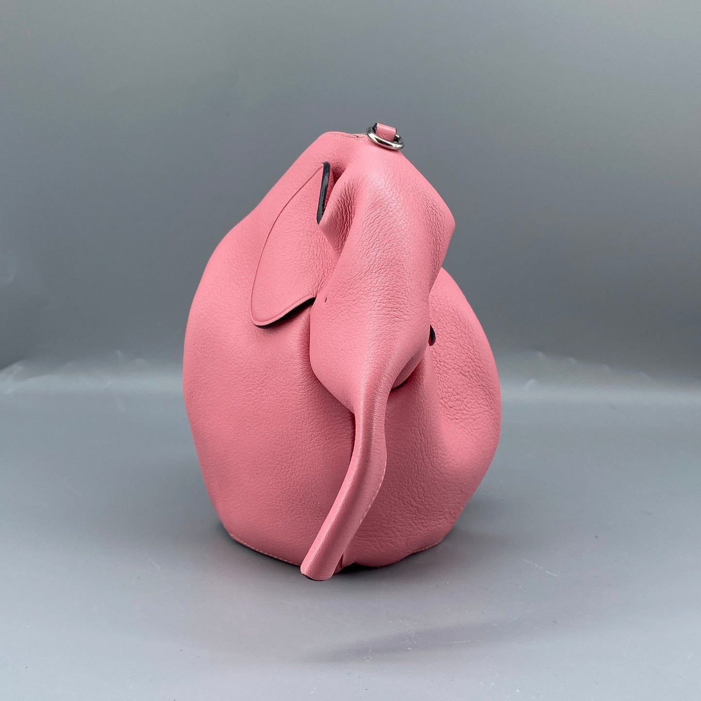 Loewe Pink Leather Elephant Crossbody Bag