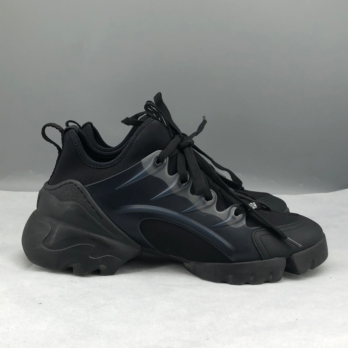 Christian Dior Women's D-Connect Technical Fabric Sneakers Size 36 All Black