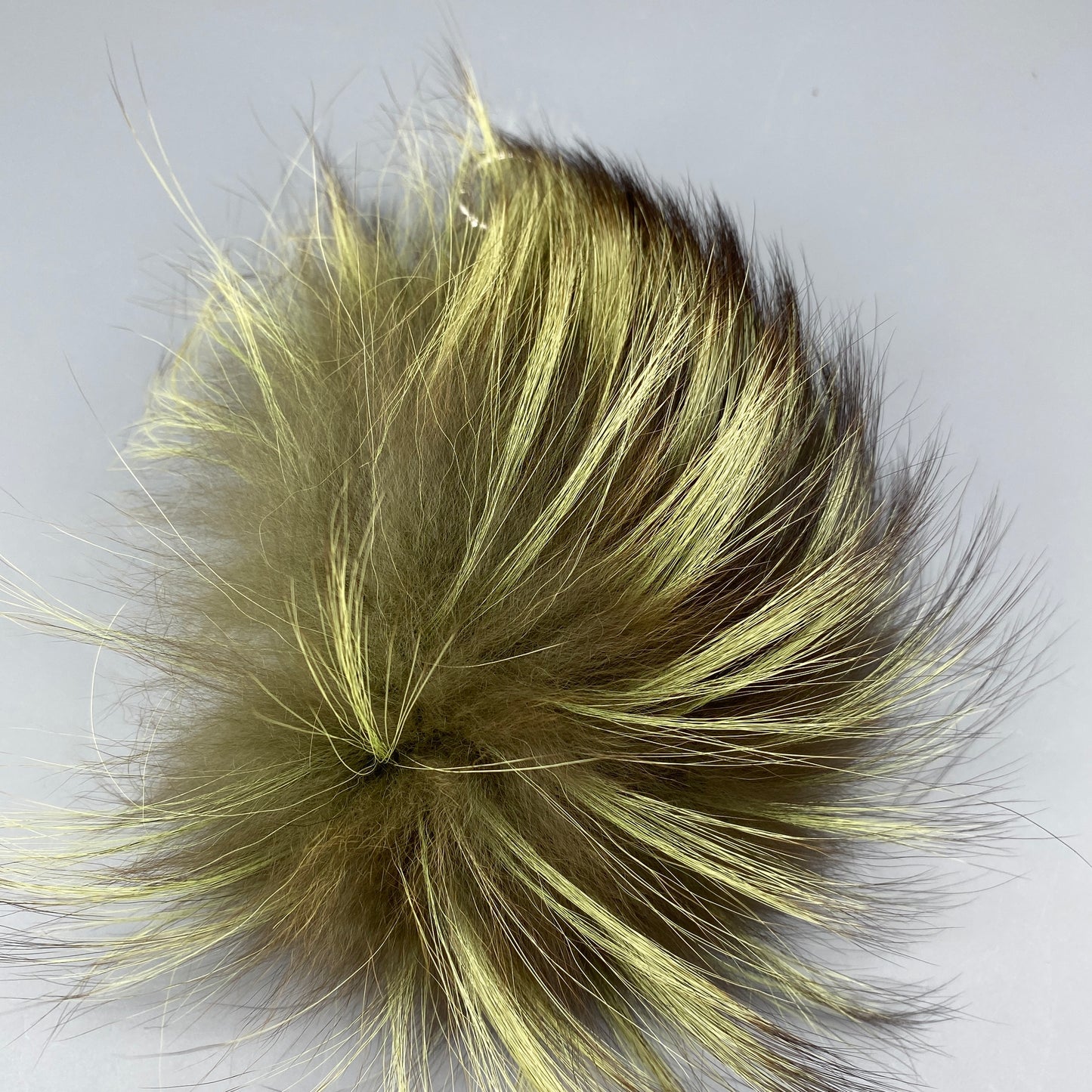 Fendi Olive Monster Fur Bag Charm