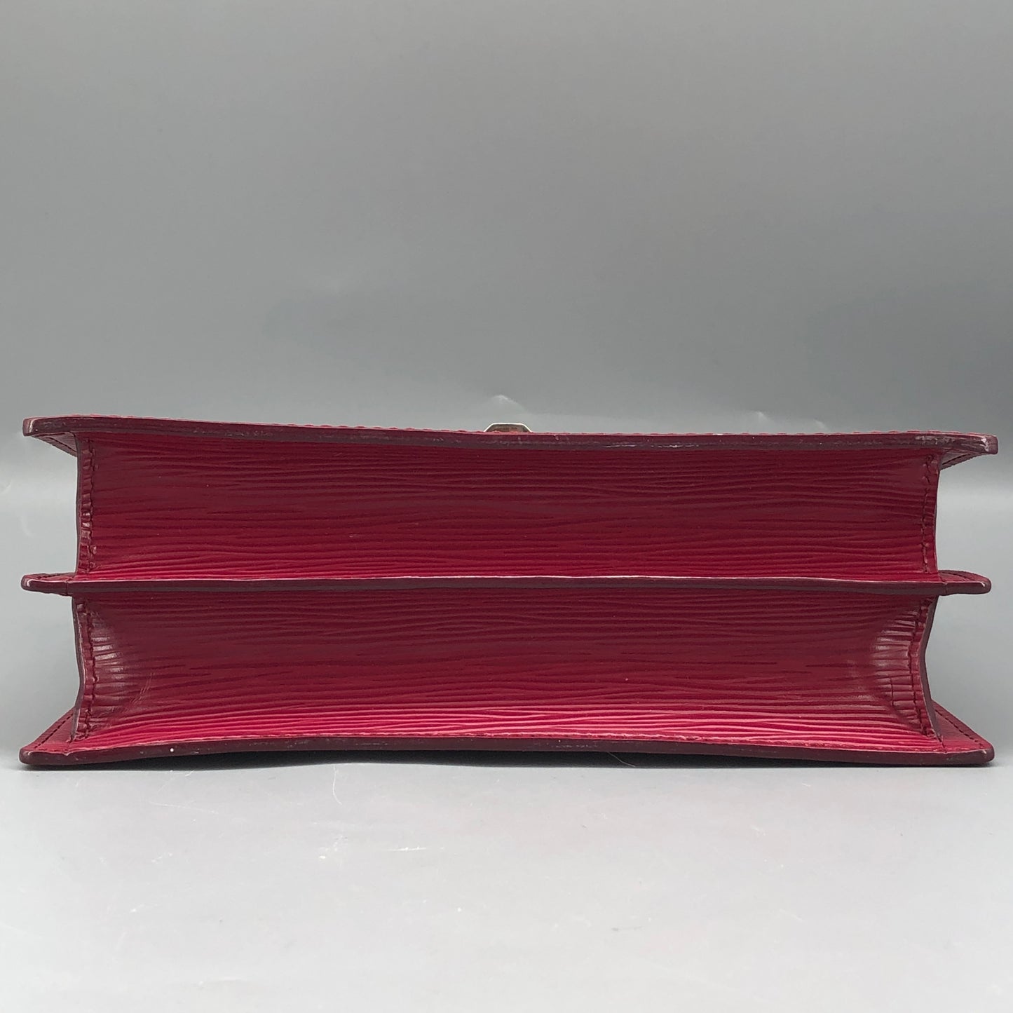 Louis Vuitton Red Epi Sevigne Top Handle Bag