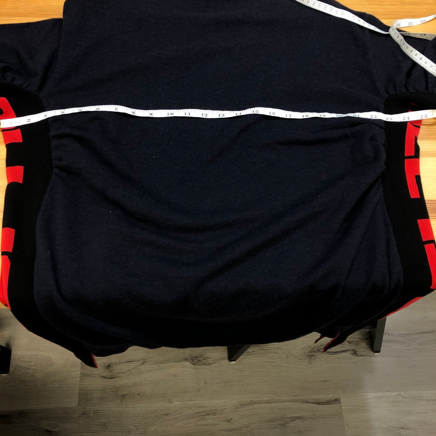 Stella McCartney Knit Sweater Size 40 Navy Blue/Red