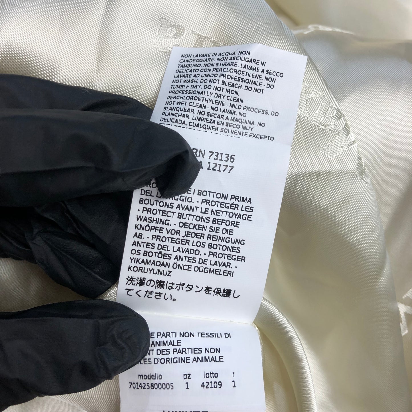 Max Mara Teddy Coat Size S Ivory