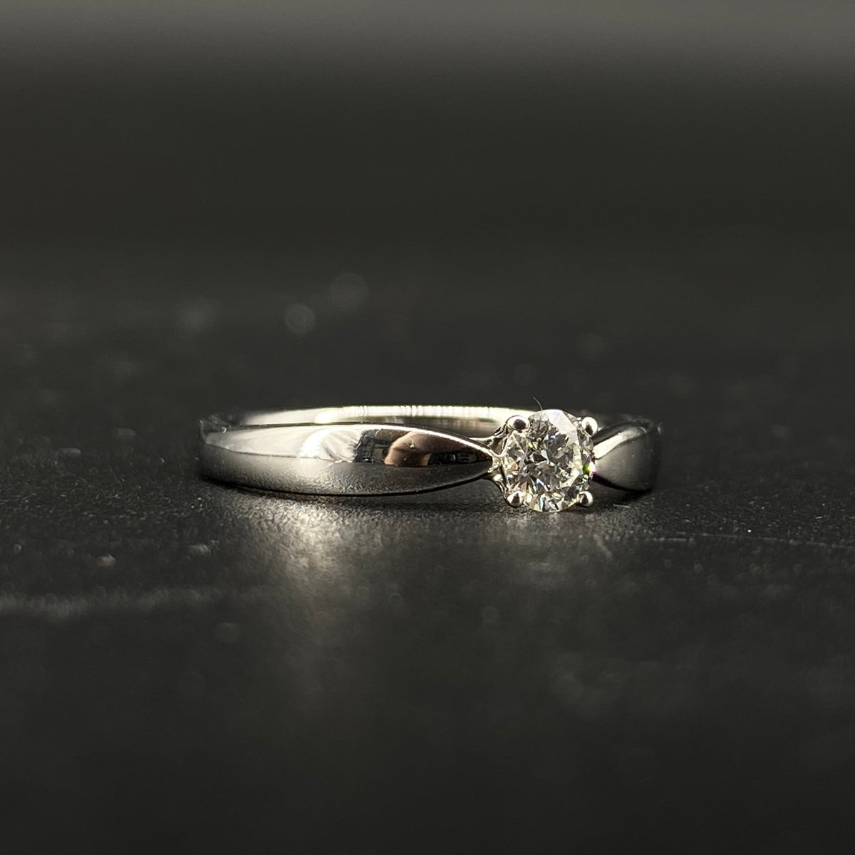 Tiffany & Co Pt950 Diamond Ring 51mm 0.21 Carat