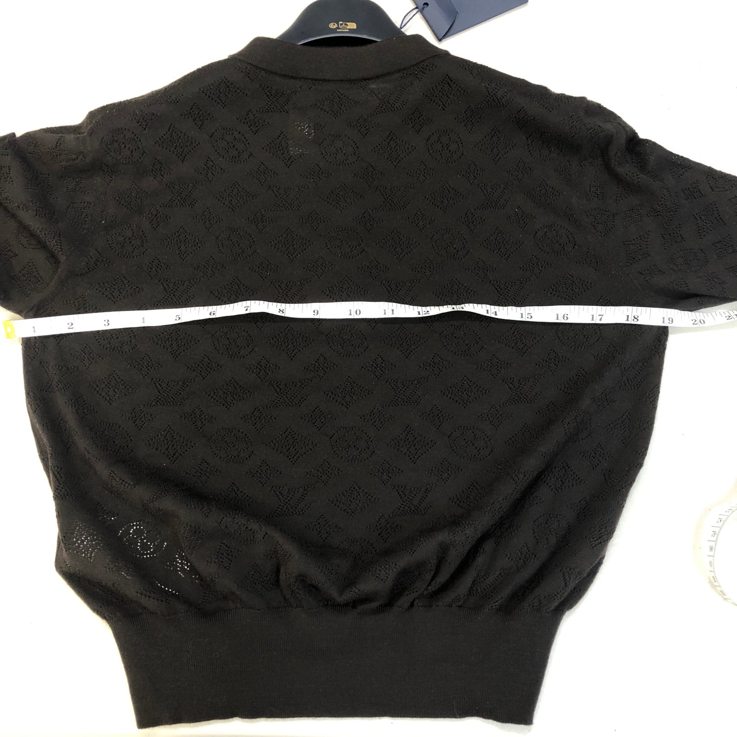 Louis Vuitton Monogram Knit Cardigan Size XS Black