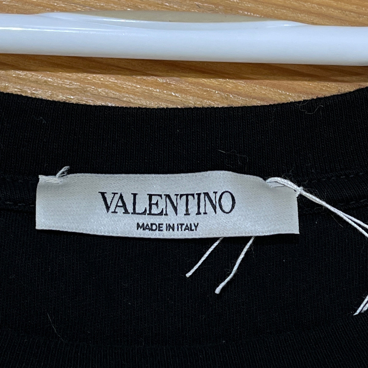 Valentino Black VLTN Logo Short Sleeve T-Shirt Size XS