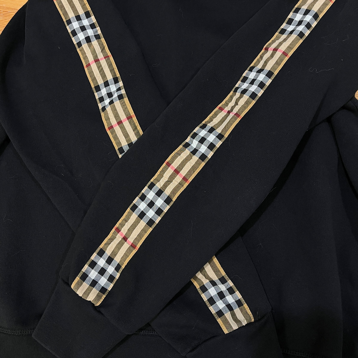 Burberry Black Crew Neck Sweatshirt Size L