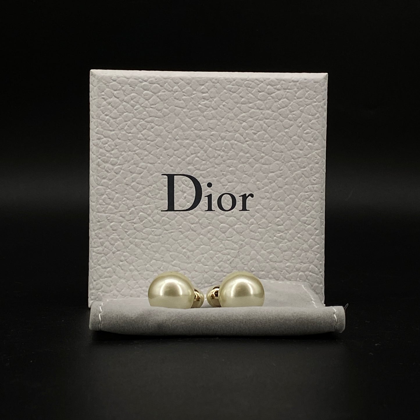 Christian Dior Double Pearl Earrings