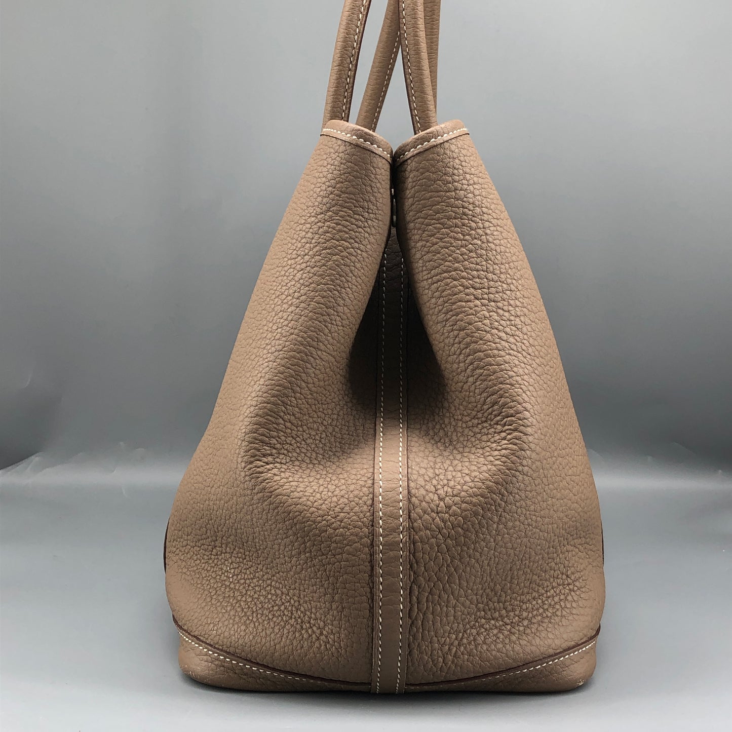 Hermes 2017 Taupe Garden Party 36 Tote Bag
