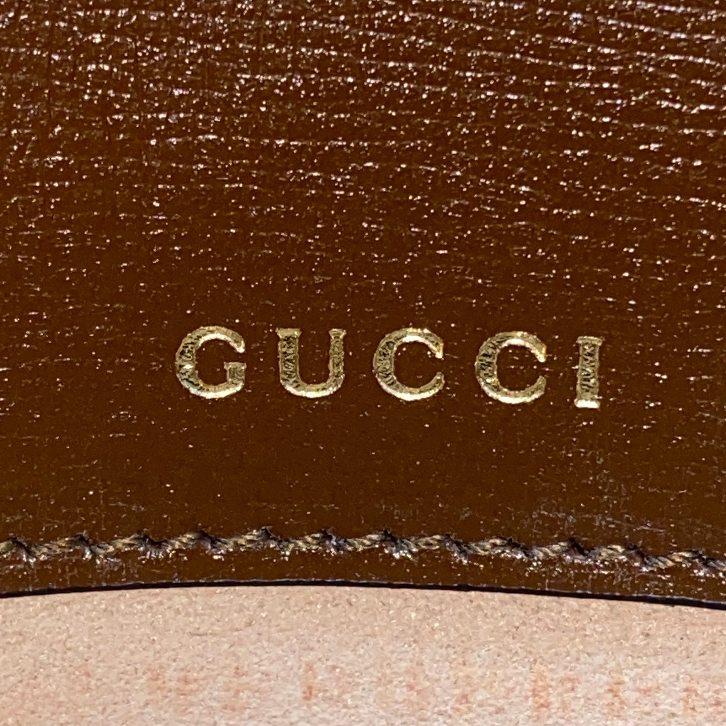Gucci Beige & Caramel GG Supreme Horsebit 1955 Shoulder Crossbody Bag