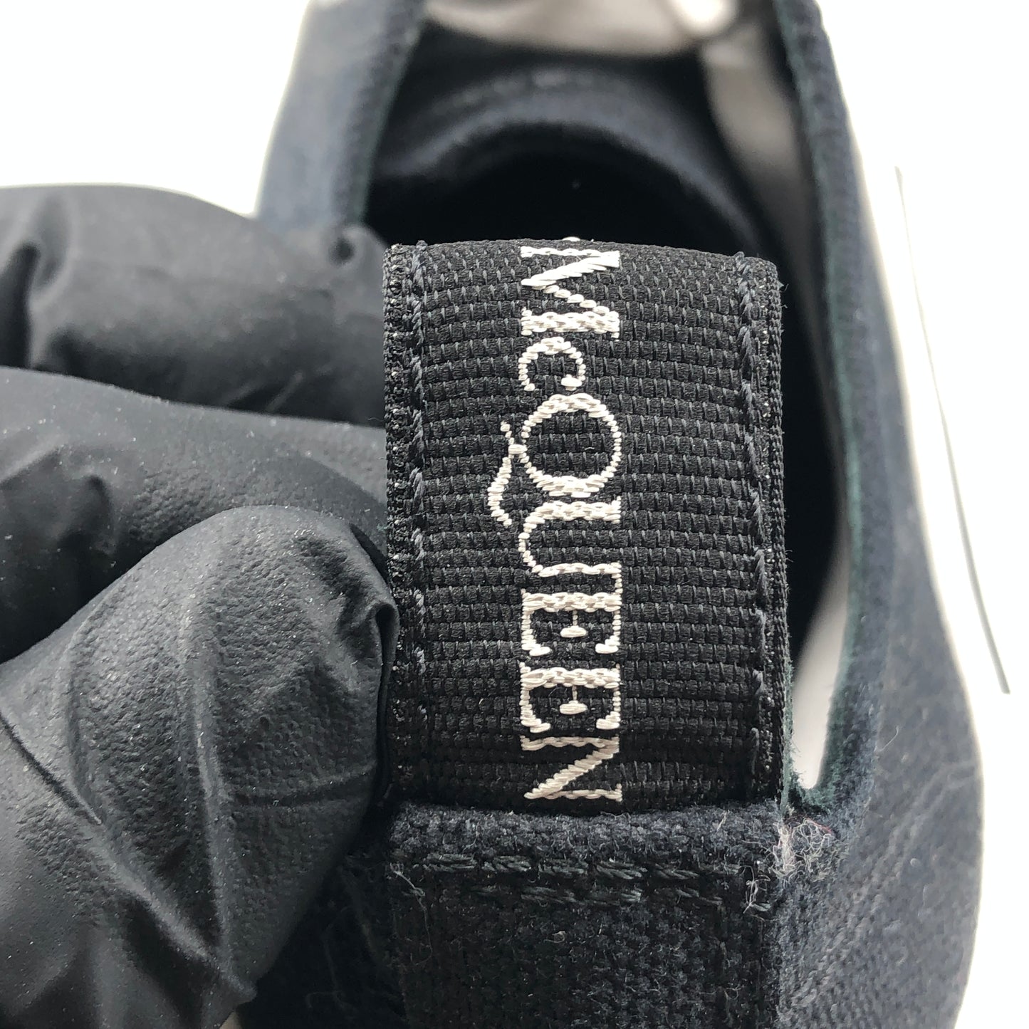 Alexander McQueen Tread Slick Platform Canvas Sneakers Size 37 Black