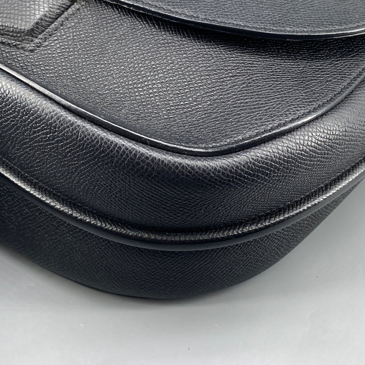 Celine Trotteur Crossbody Bag Black Leather