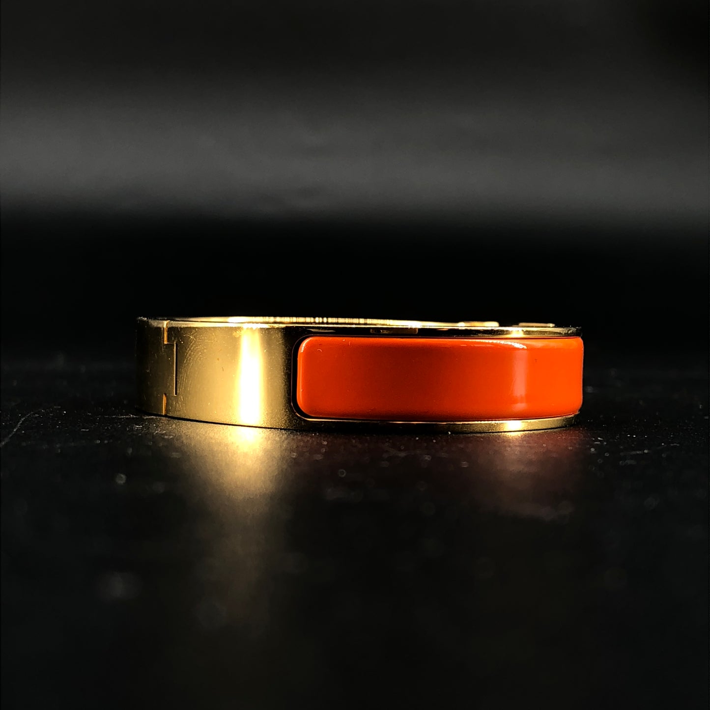 Hermes Clic H Bracelet 15 cm Orange
