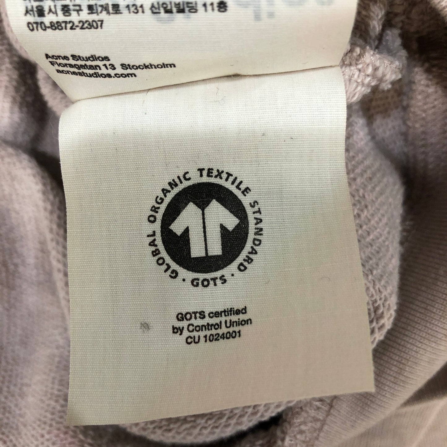 Acne Studios Pink Soft Cotton Hoodie