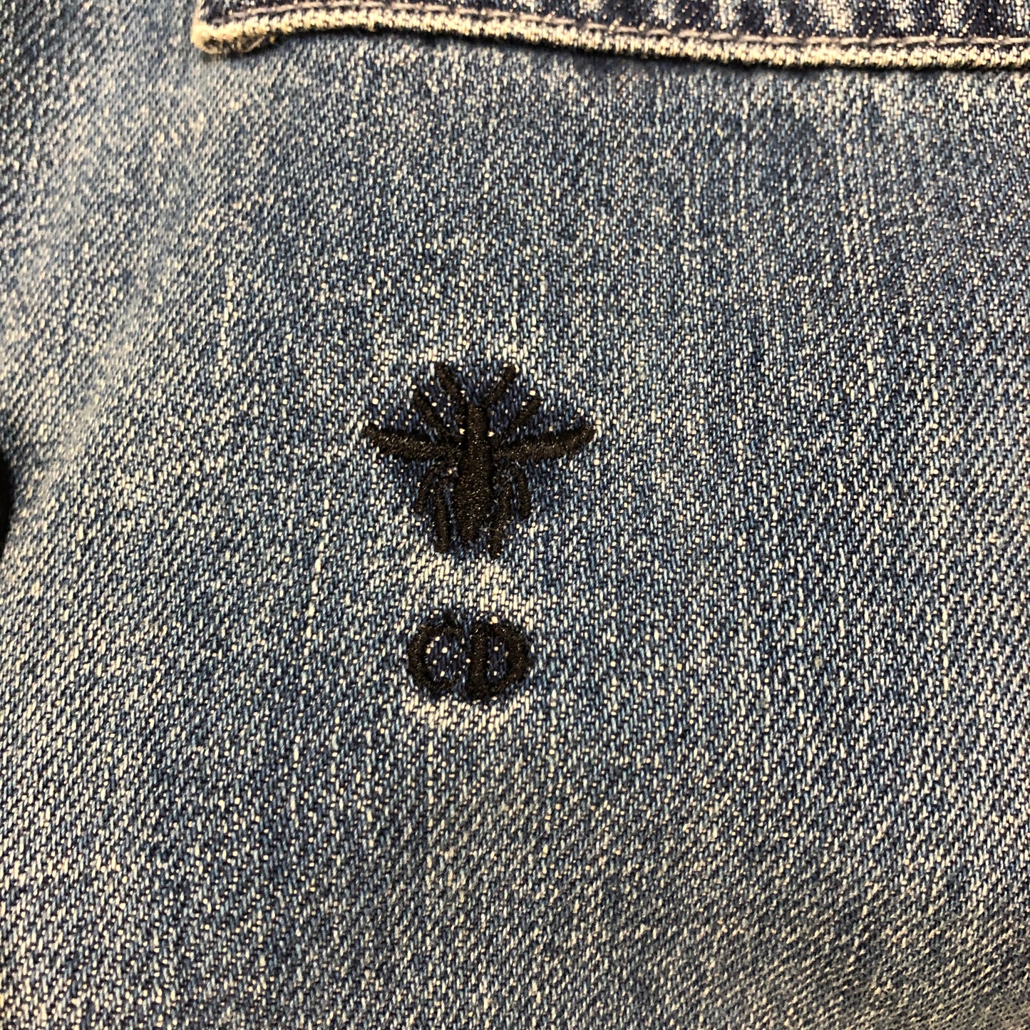 Christian Dior Multicolor Embroidered Denim Jacket 34