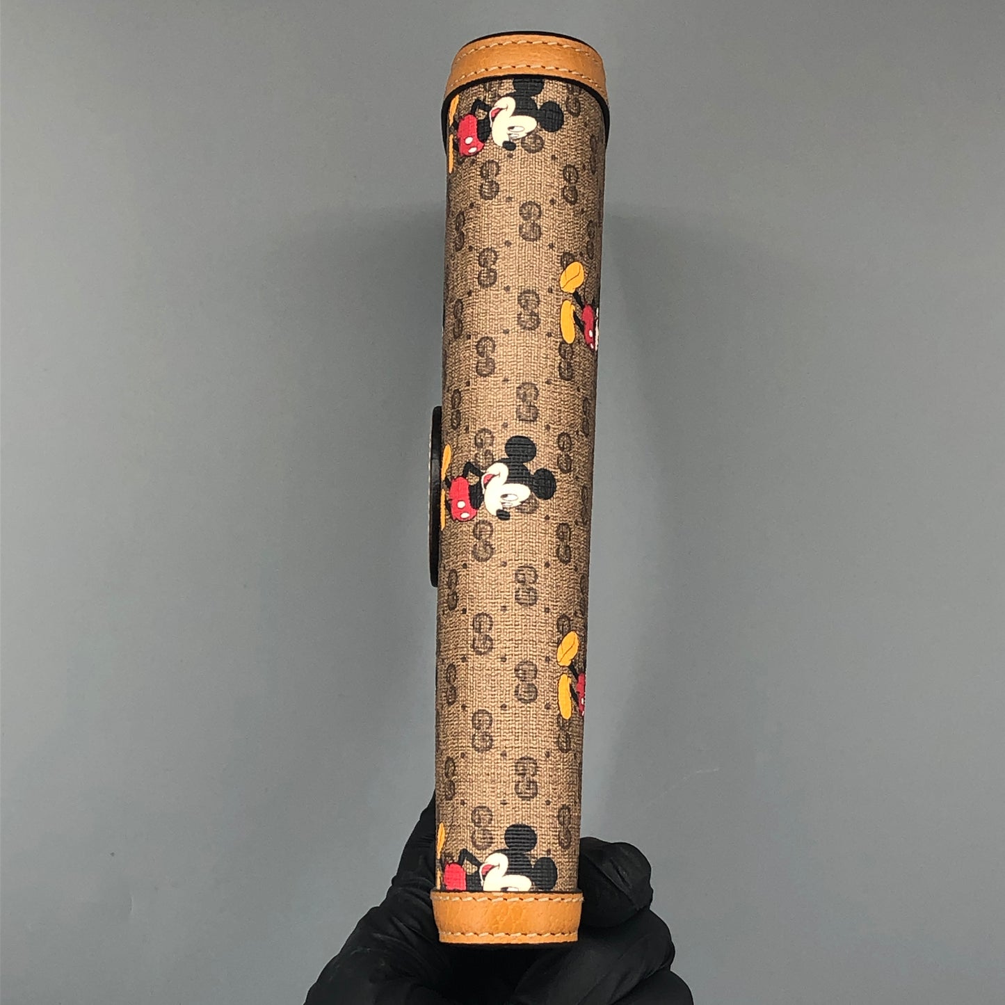 Gucci x Disney Mickey GG Supreme Flap Long Wallet yellow/beige
