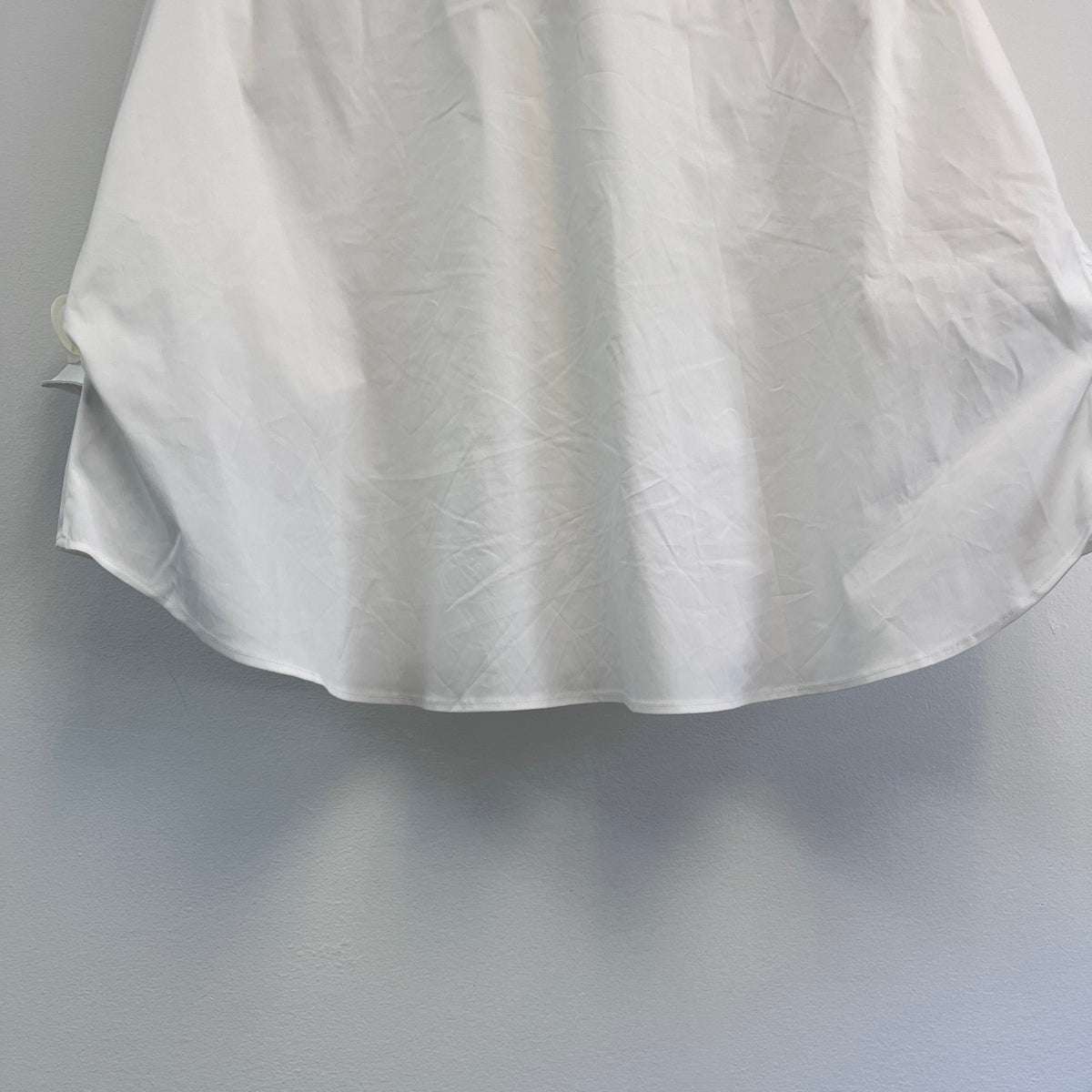 Red Valentino White Cropped Short Sleeve Shirt Size 42