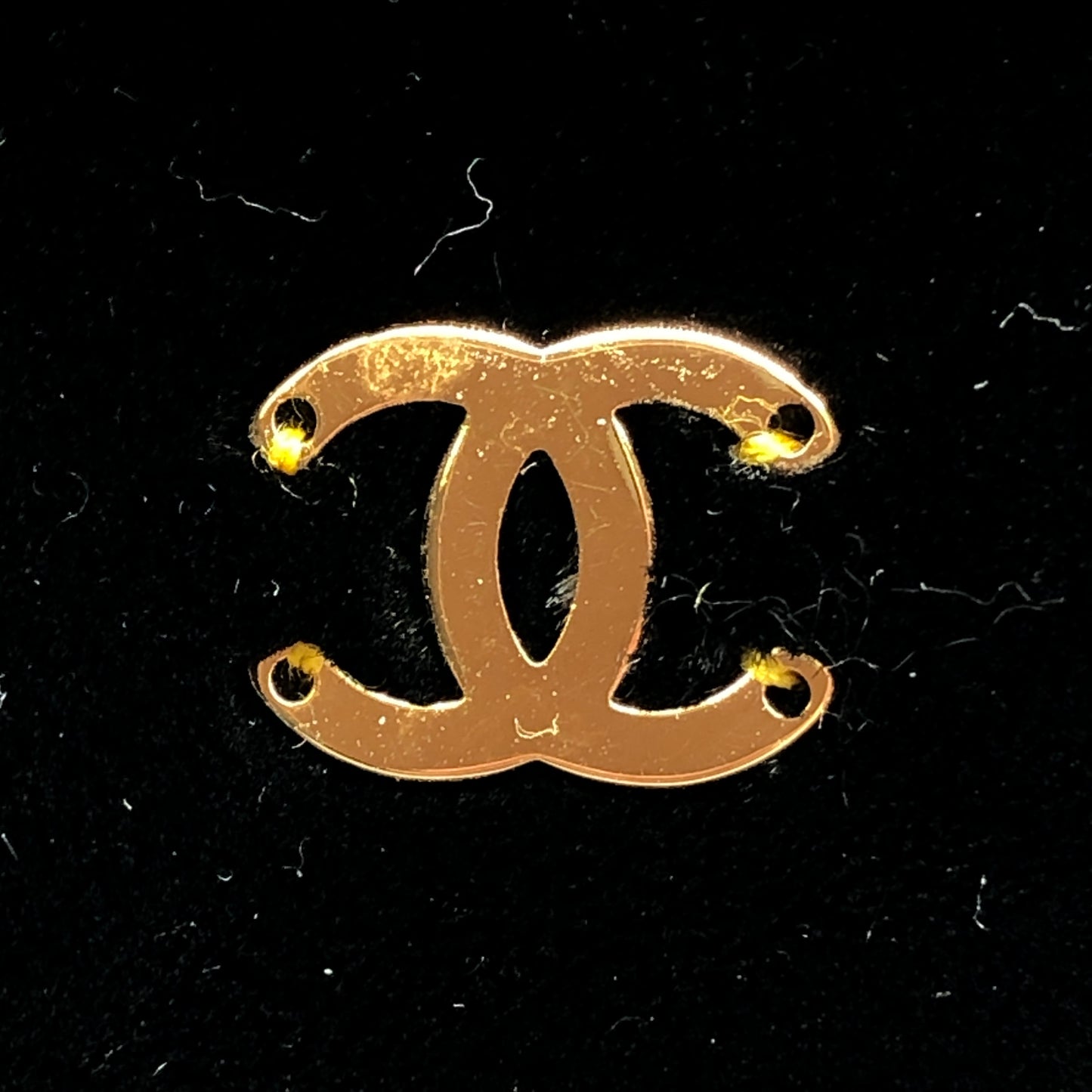 Chanel Velvet Beret Black Size M
