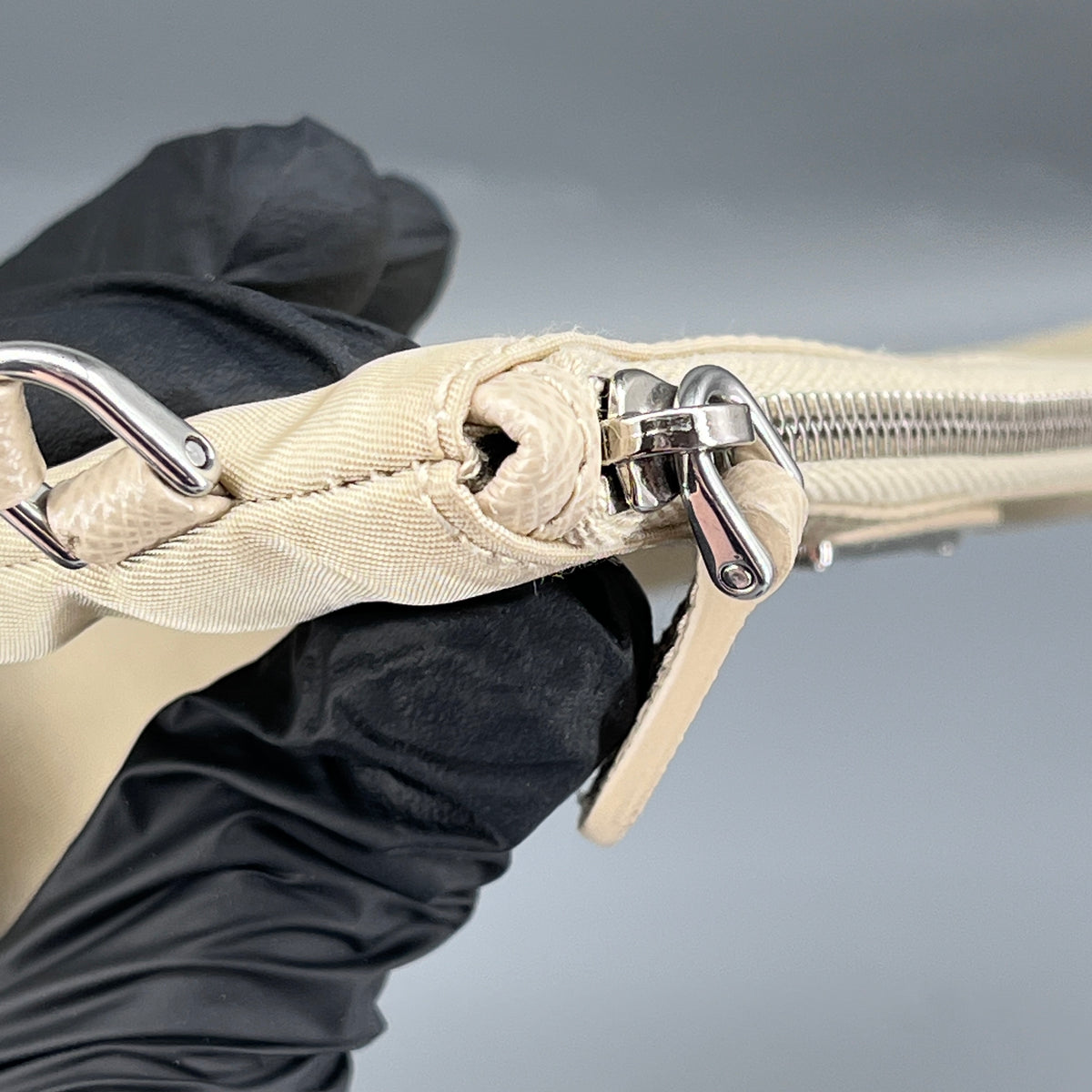 Prada Yellow beige nylon Backpack