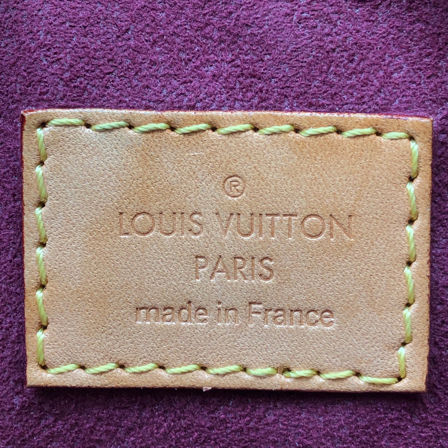 Louis Vuitton Monogram Pallas MM Handbag Brown